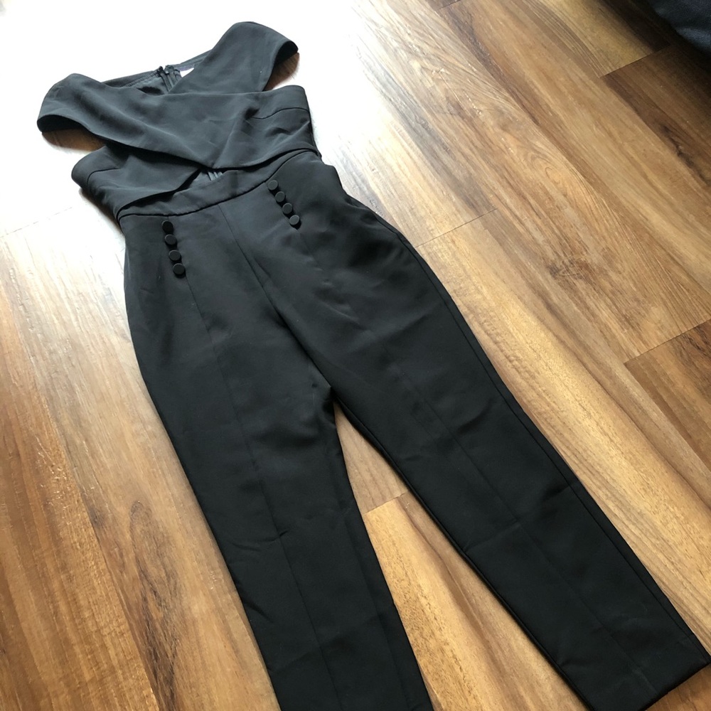 Revolve BB Dakota Black Jumpsuit ELLIATT Medium - Picture 4 of 8